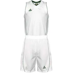 PEAK Team Basketballtrikot-Set Herren 20165 - weiss/dunkelgrün XS