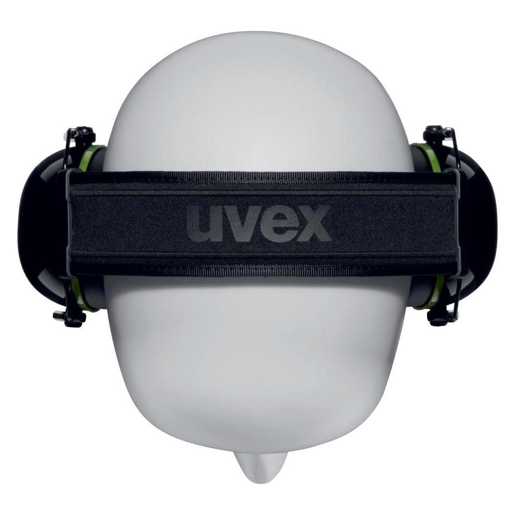 Uvex Kapselgehörschutz K10 schwarz, grün SNR 30 dB Grösse L, M, S (1x) (2630010)