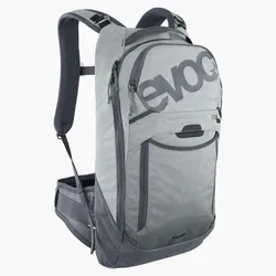 EVOC Trail Pro 10 Bike-Rucksack mit Rückenprotektor, 10 Liter, Carbon Grey