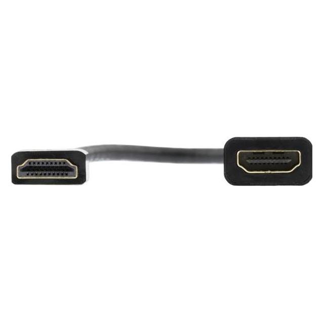 Deltaco HDMI-1088 HDMI cable HDMI Type A (Standard) Black (0.10 m) (HDMI-1088)