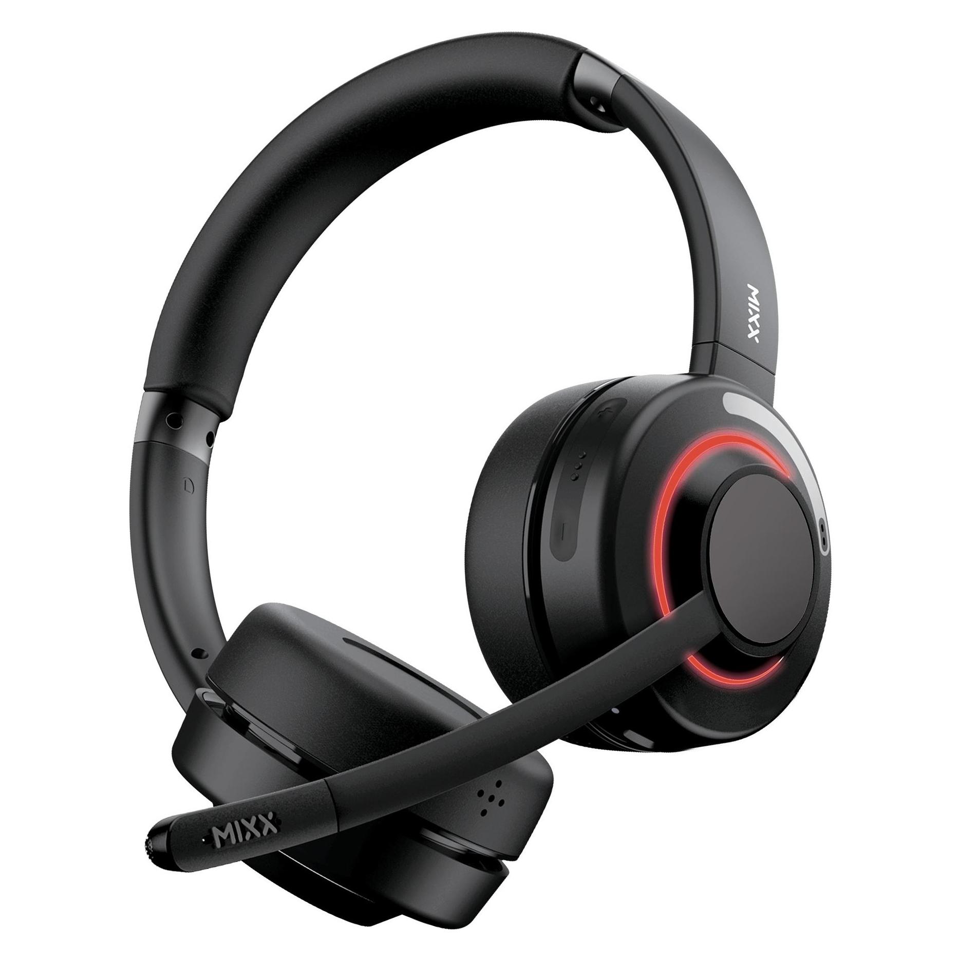 Mixx B20s Wireless Stereo Business Headset mit Dock (Docking, Kabellos, USB-A, Microsoft Teams) (HB20S-ANC-BK-607)