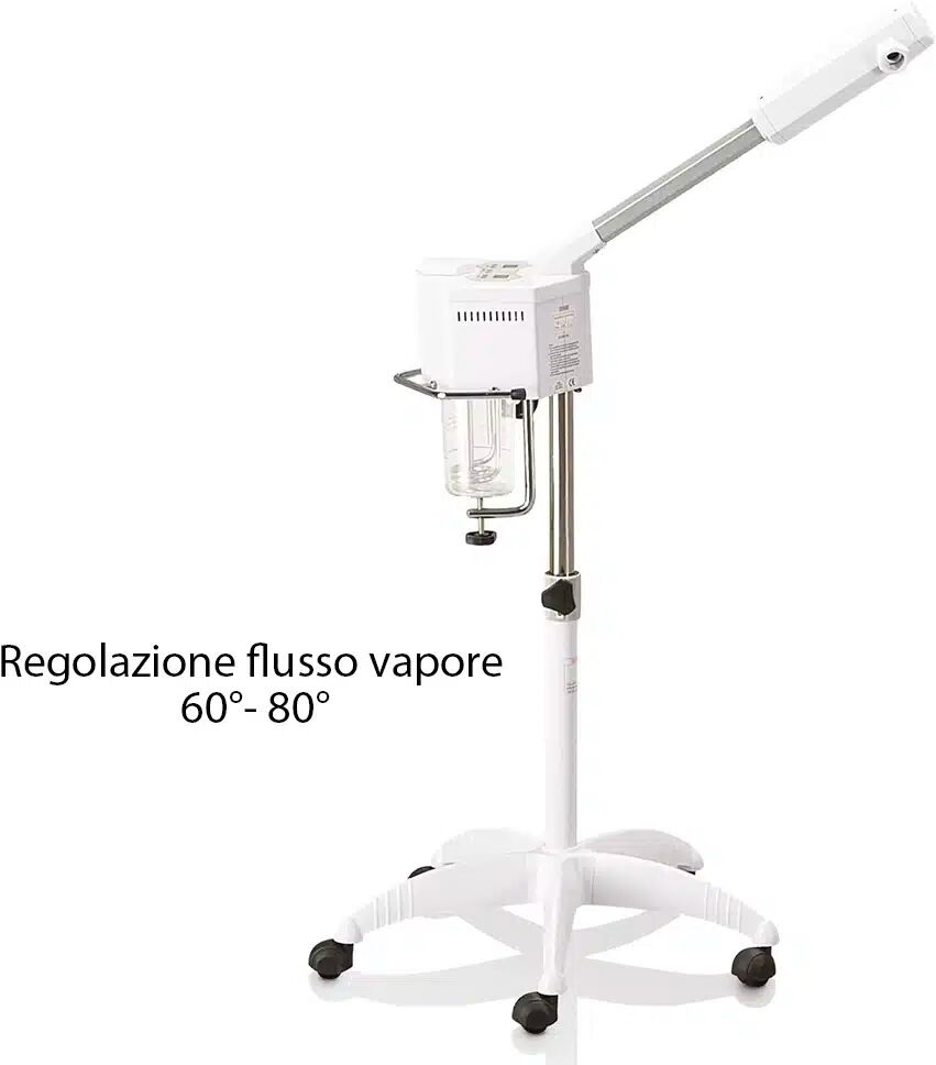Xanitalia Vaporizzatore con Ozono Professionale per Centro Estetico Vapo 200 Digit XaniPro