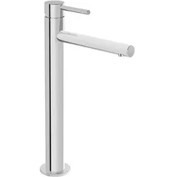 VitrA Origin Waschtischarmatur A42558 Ausladung 160mm, ohne Ablaufgarnitur, für freistehenden Aufsatzwaschtisch, hoch, chrom
