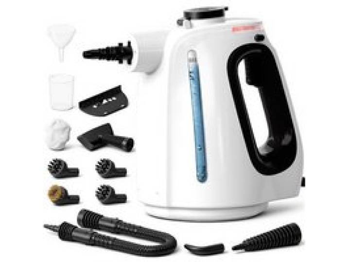 Nettoyeur Vapeur À Main 1350W Chauffage Instantané 15S 16 Min De Vapeur Réservoir De 550 Ml Nettoyeur Vapeur Avec 10 Accessoire