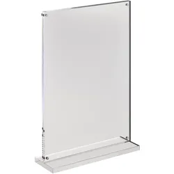 magnetischer T-Aufsteller Hochformat | A4, Acryl (PMMA), transparent