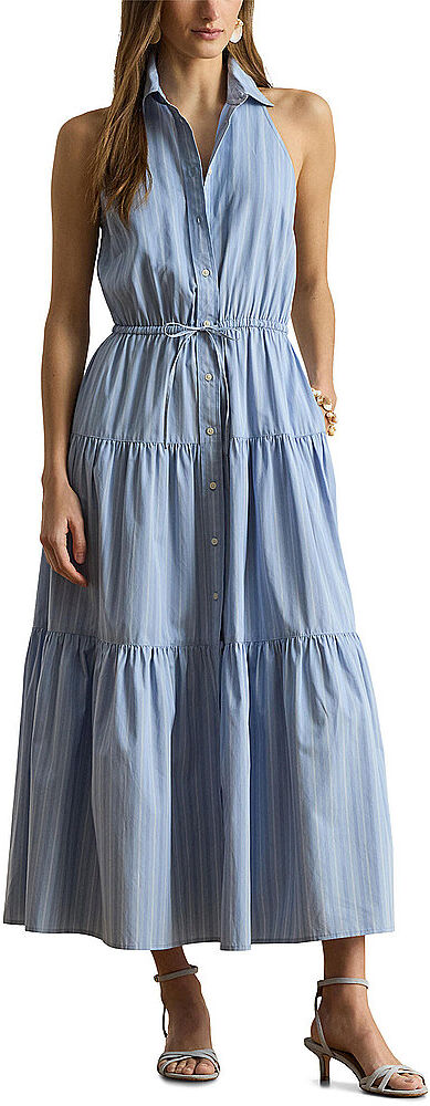 LAUREN RALPH LAUREN Midikleid  hellblau   42 42