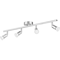ledscom.de Deckenleuchte LUNARA, vierflammig inkl. je 630lm LED GU10 Lampen warm-weiß