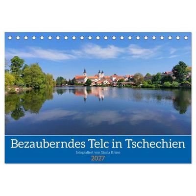 Bezauberndes Telc in Tschechien (Tischkalender 2027 DIN A5 quer), CALVENDO Monatskalender