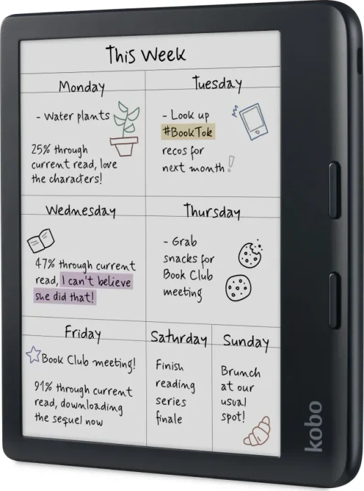 Kobo Libra Colour Black & stylus bundle