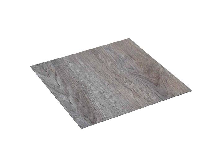 vidaXL Selbstklebende Bodenplanken Hellbraun und Schwarz