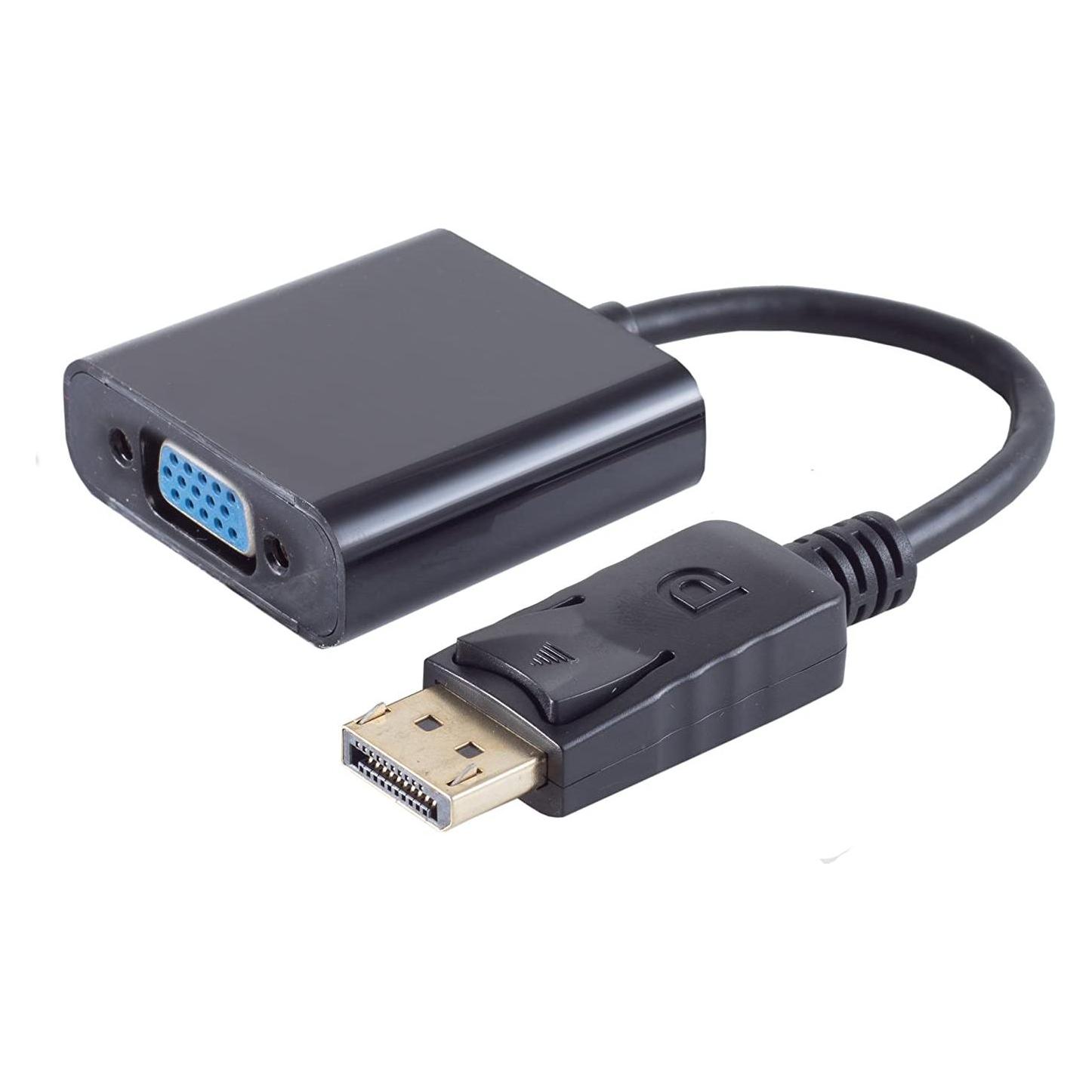 Shiverpeaks BS14-05009 Kabelschnittstellen-/adapter Displayport VGA Schwarz (DisplayPort, VGA) (BS14-05009)