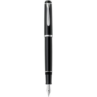 Pelikan Füllhalter Classic P205, Schwarz, Edelstahlfeder F