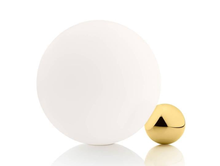 Copycat Tischleuchte Gold - Flos - Wohnzimmer - Design - Glas - Kugel