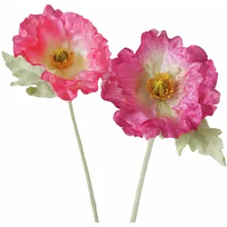 Kunstblume KLATSCHMOHN (BHT 9x48x14 cm) - BHT 9x48x14 cm