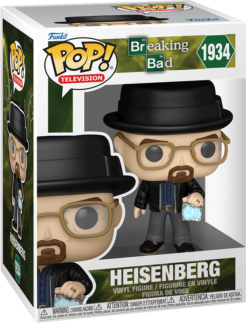 Funko Pop! Television Breaking Bad Heisenberg Vinyl Figure #1934, 10.9 cm tall, Funko Brand