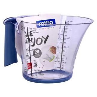Rotho Messbecher Loft 12 dl, Blau/Transparent (1200 ml) (1111706161)