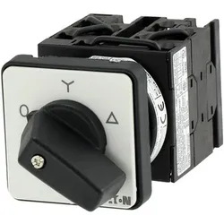 Eaton T0-4-8410/E Stern-Dreieck- 024604 Schalter Kont8 20A 0-Y-D 60° rast., Schalter + Taster, Schwarz
