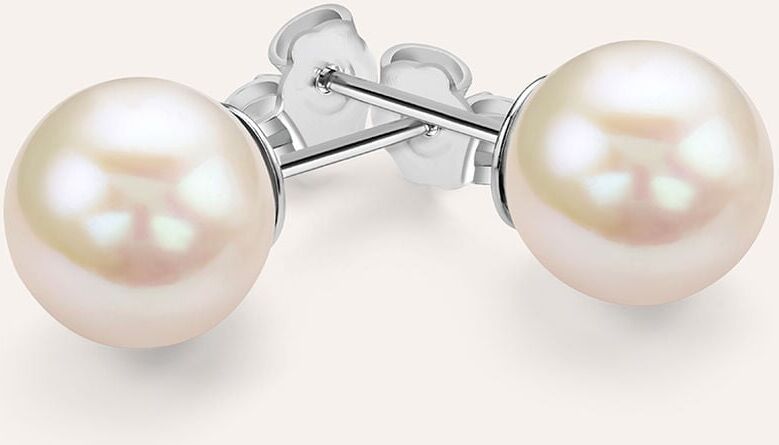 Stroili Orecchini Lobo Silver Pearls Argento Rodiato Perla sintetica Collezione: Silver Pearls Bianco
