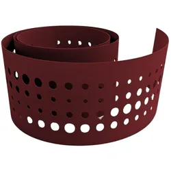 zaun|zu® Sichtschutzstreifen zaun|zu PREMIUM dekor Pulse Sichtschutz Bordeauxrot 2,55m