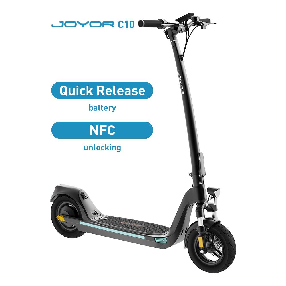 C10 City-E-Scooter, 500 W, 48 V 10,4 Ah, NFC-Entsperrung,120kg