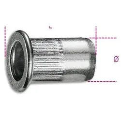 BETA, Nieten, 017420025 1742R-Al M5 Blindnietmuttern 7x13 mm