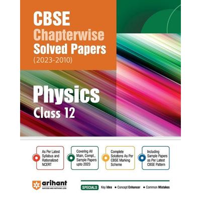 Arihant CBSE Chapterwise Solved Papers 2023-2010 Physics Class 12th, Taschenbuch von Sk Singh,Punya Pratap, Arihant Publication India Limited,