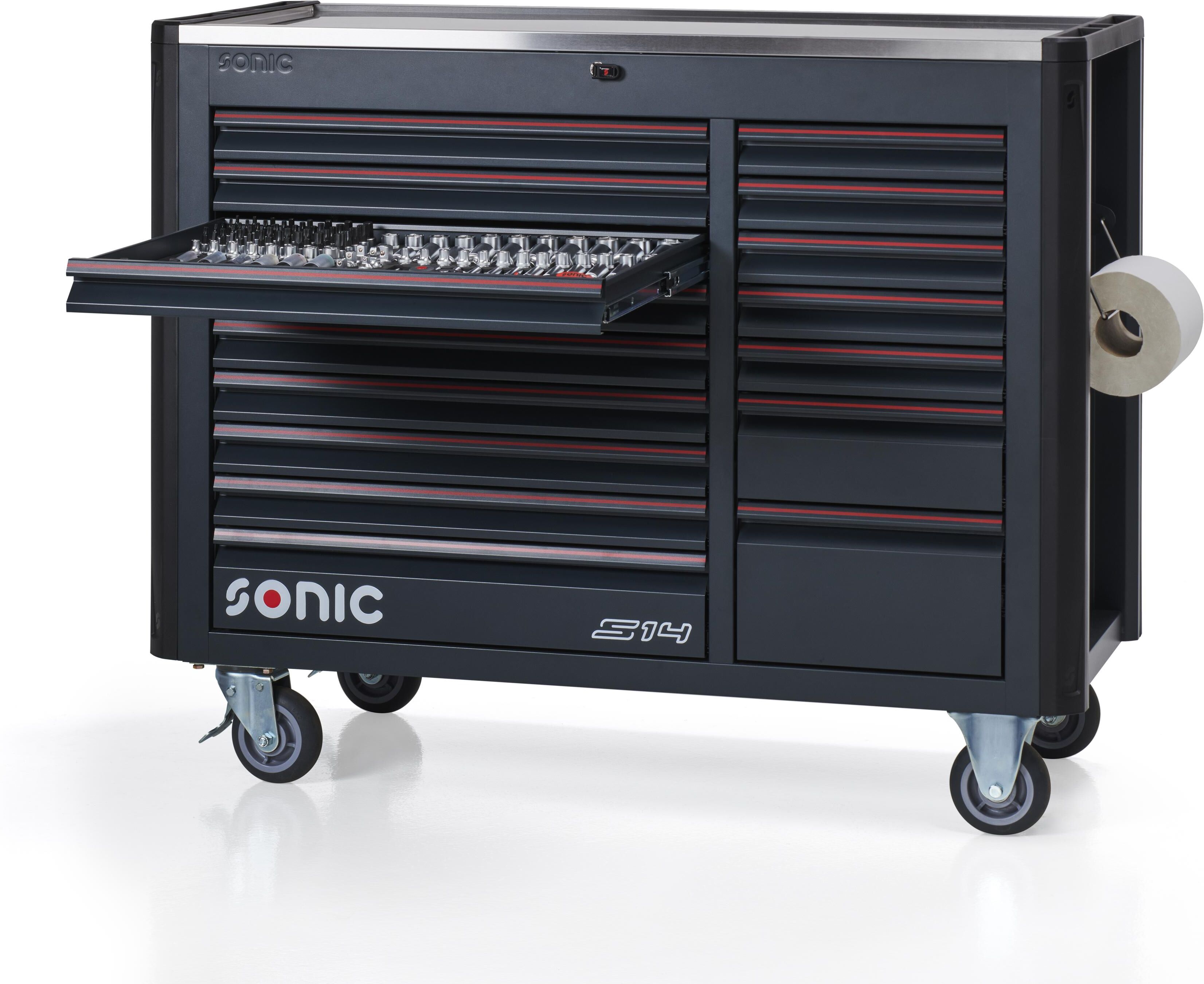 Sonic Equipment Werkzeugwagen Next S14 Werkstattwagen Leer 47376116