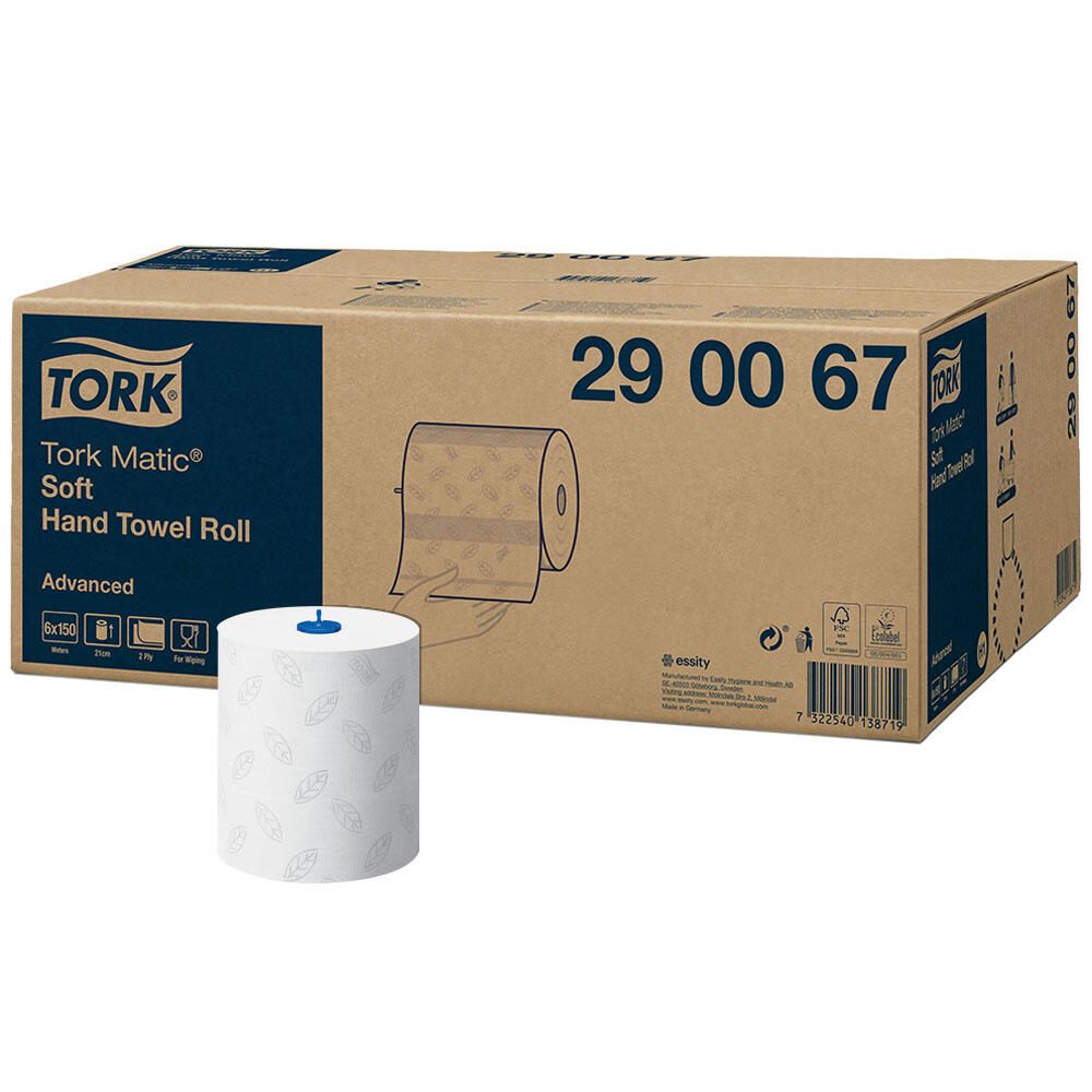 TORK Handtuchrollen 2-lagig weiß 290067