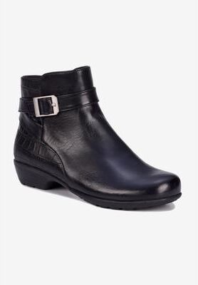 Women's Ellis Shootie by Ros Hommerson in Black Napa Leather (Size 12 N)
