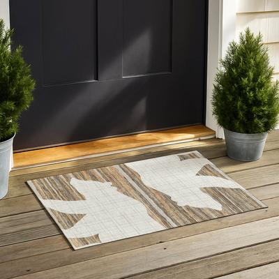 Addison Rugs Machine Washable Indoor/ Outdoor Aurora Bear Chantille Rug