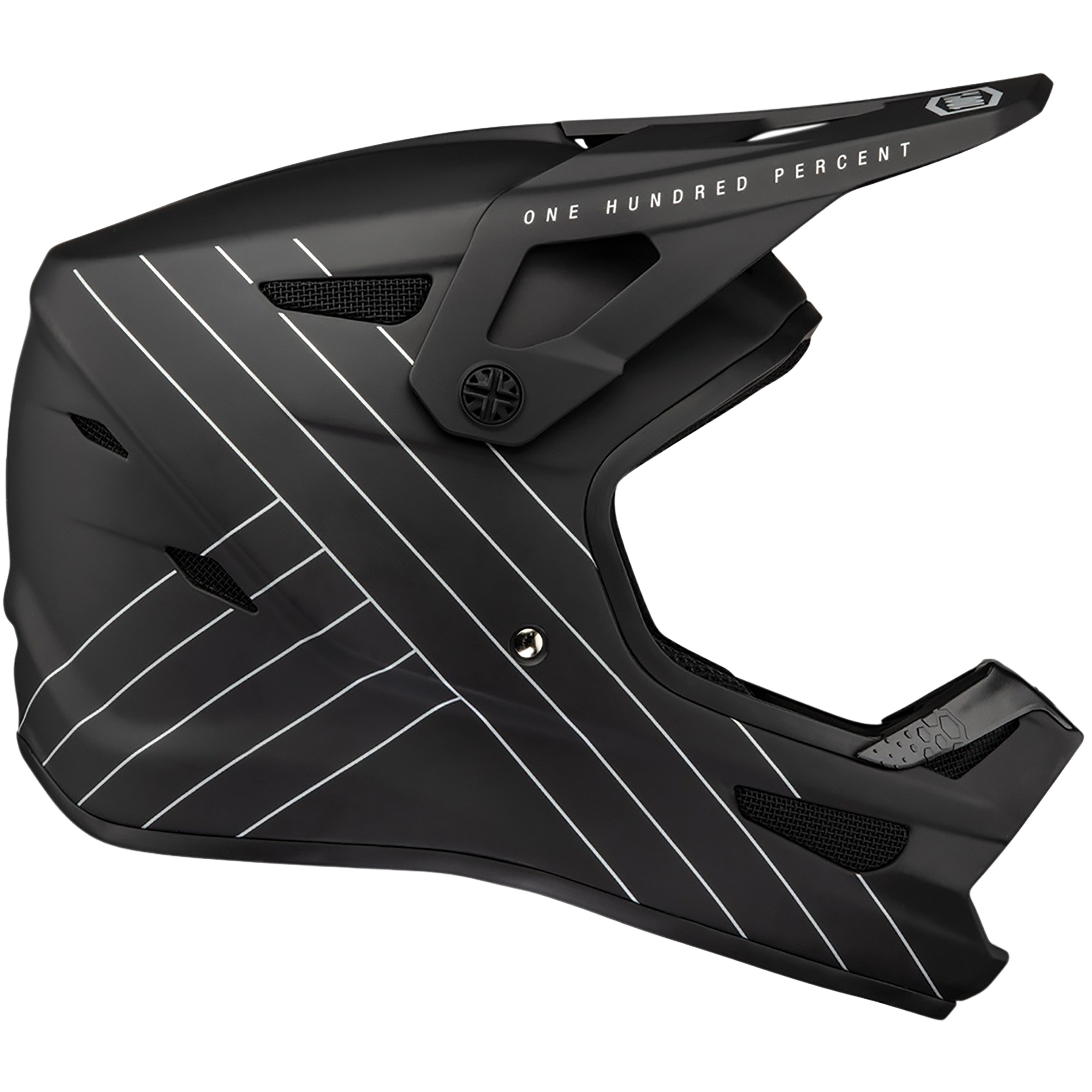100% Status Youth Fahrradhelm Kinder Fahrradhelme schwarz Größe 49-50CM Mountainbike
