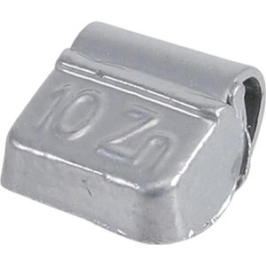 BGS-technic Auswuchtgewichte 9425-10, 100-teilig, Schlaggewichte, silber, 10 g, Gesamtgewicht 1 kg