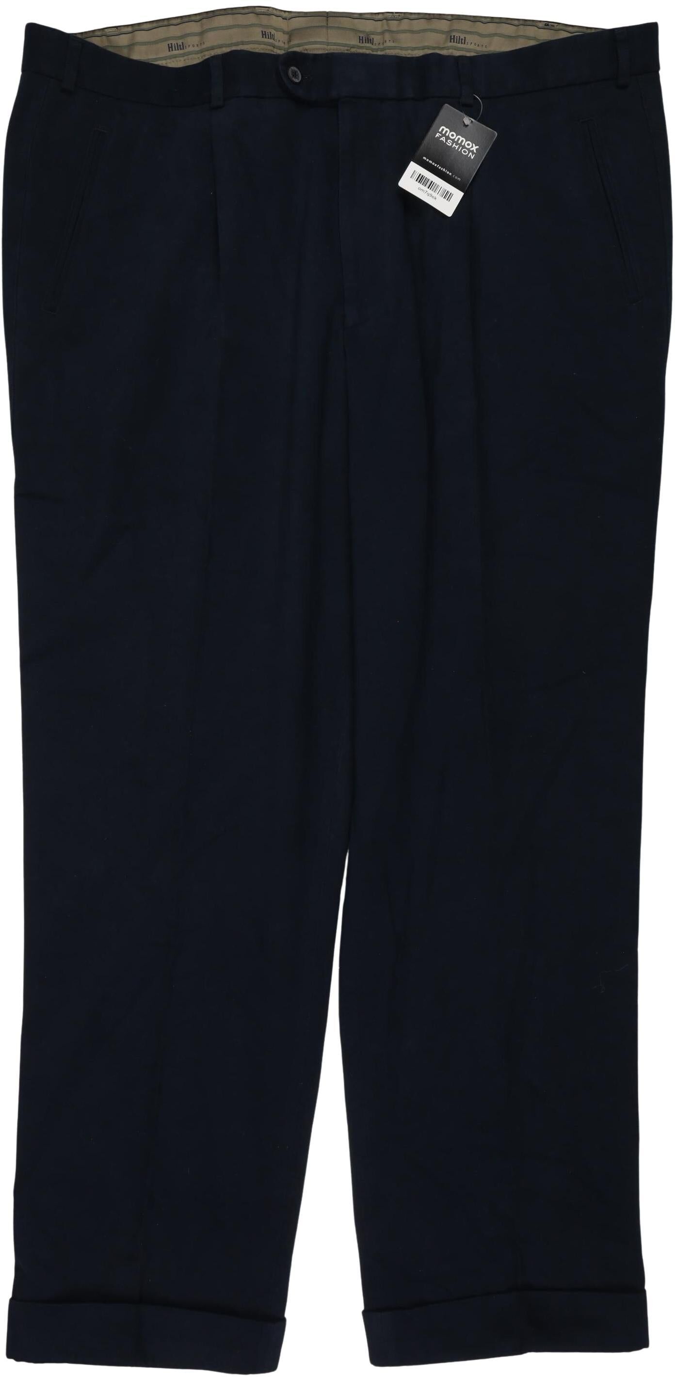 Hiltl Herren Stoffhose, Marineblau, Gr. W41, Baumwolle - Second Hand