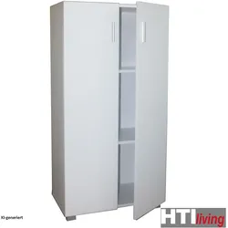 HTI-Living, Kommode + Sideboard, Sideboard 3 Fächer Thekla Weiss (60 x 31 x 115 cm)