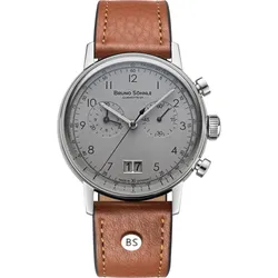 Bruno Söhnle Bergamo Chronograph 17-13237-831 - grau,hellbraun - 38,5mm