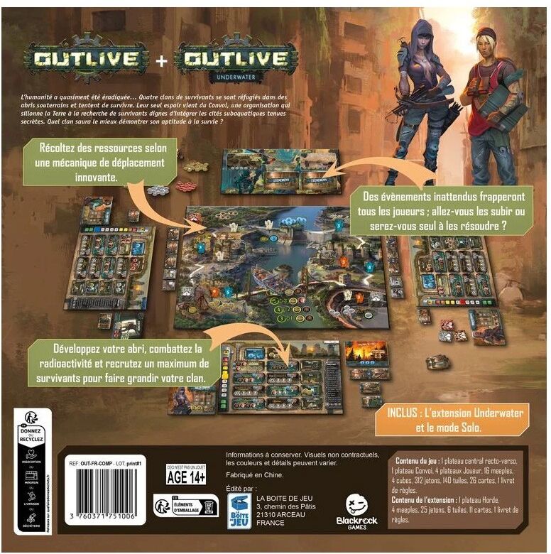 La Boite de Jeu Outlive Complète Edition
