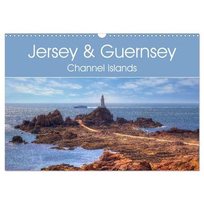 Jersey & Guernsey - Channel Islands (Wall Calendar 2027 DIN A3 landscape), CALVENDO 12 Month Wall Calendar