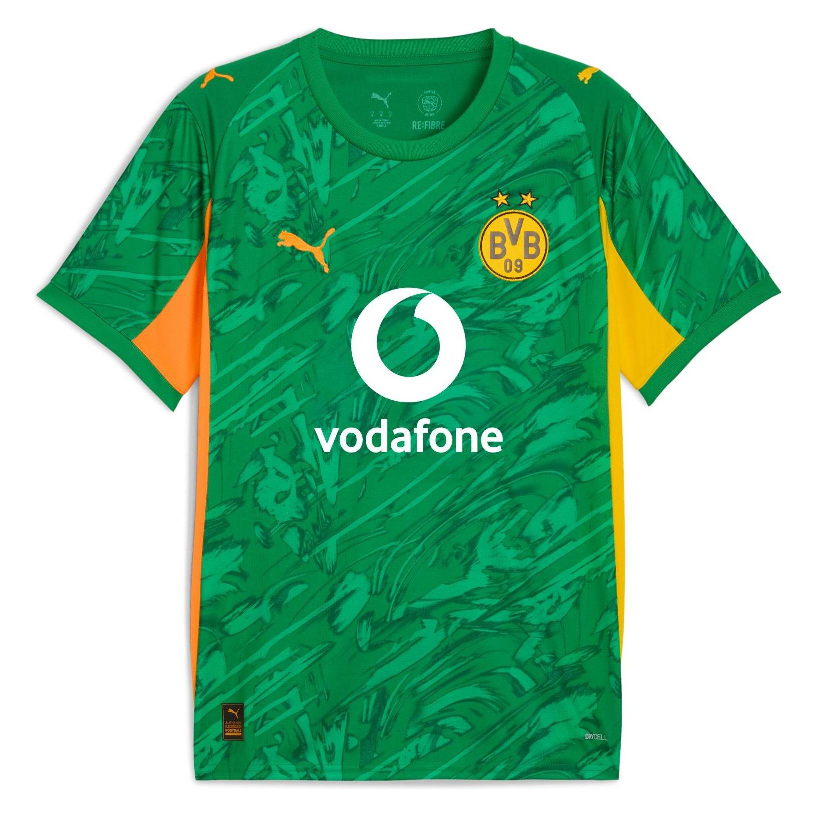 Puma BVB GK Jersey Replica SS with Sponsor (L) (946434)