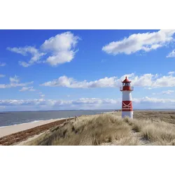 Leinwandbild LEUCHTTURM (BHT 120x80x3 cm) - bunt - BHT 120x80x3 cm