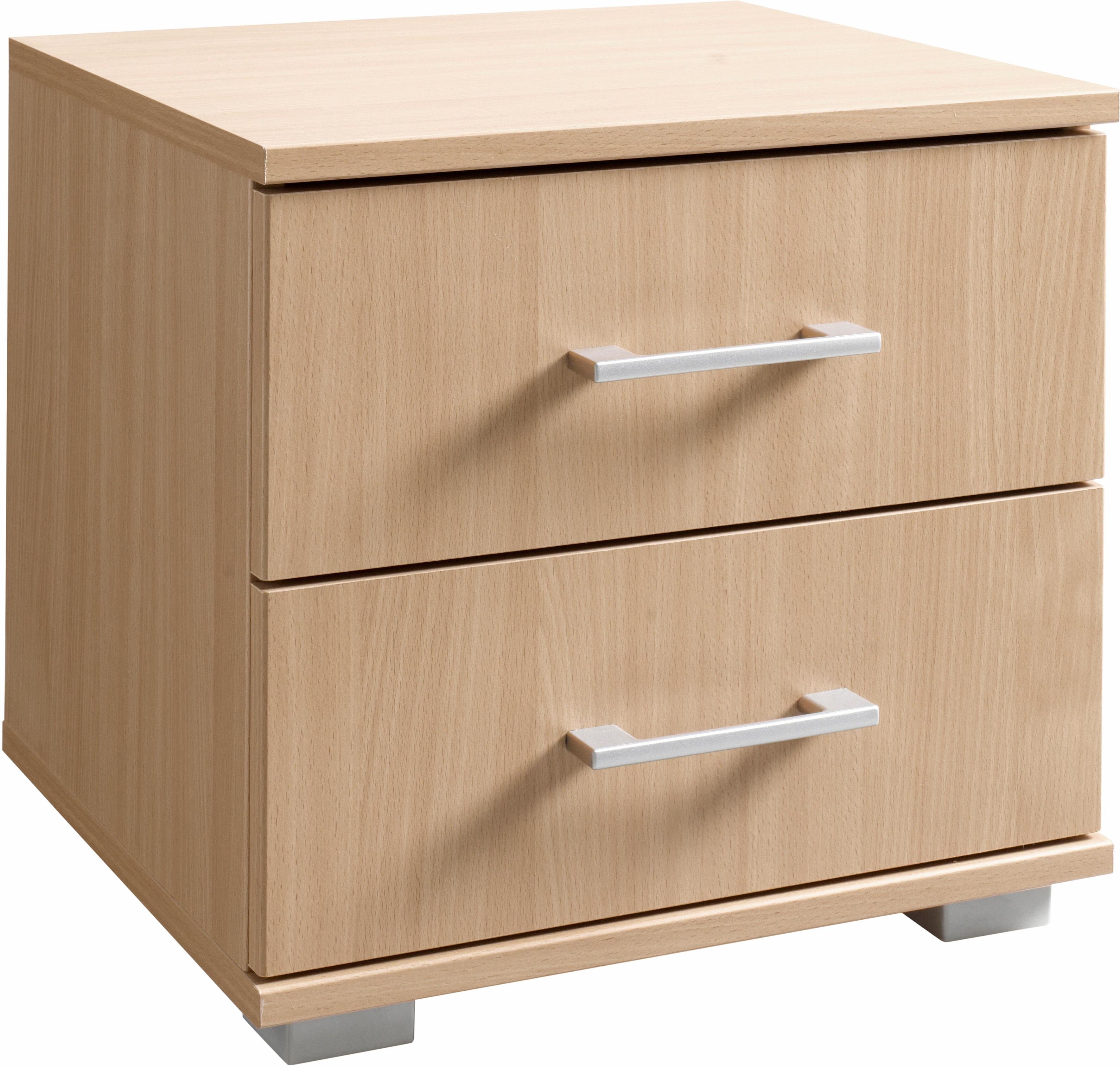 Nachtkommode PRIESS, braun (edelbuchefarben), B:41cm H:37cm T:38cm, Sideboards, Nachtkommode edelbuchefarben B/H/T: 41cm x 37cm x 38cm, 2 Stk.