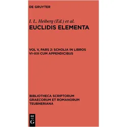 Scholia in Libros VI-XIII cum appendicibus, Fachbücher von E. S. Stamatis, I. L. Heiberg