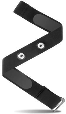 Uplift Treasures Heart Rate Monitor Replacement Strap Compatible With Polar H7 H9 H10, Coospo, Wahoo Tick, Garmin, And Magene Sensors black