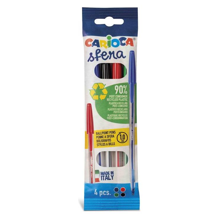 Carioca Packung mit 4 Papier-Flowpacks (4x) (41646)