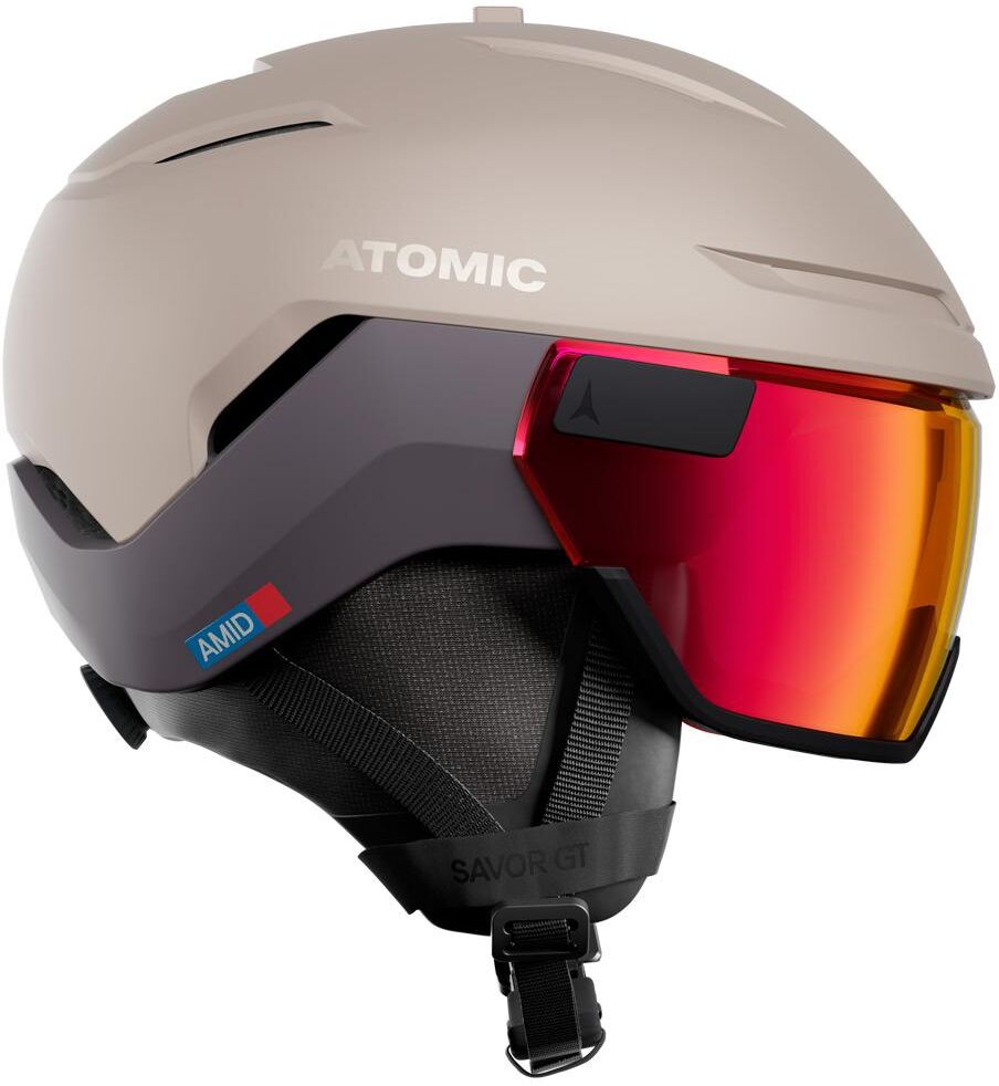 Atomic  - Savor Gt Amid Visor Photo Sand - L - Casque de ski avec visière