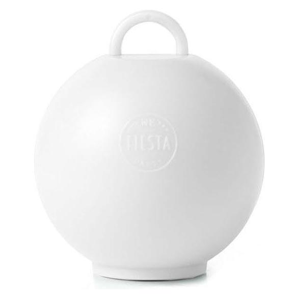 Globos Europe Kettlebell-Ballongewicht Weiss, 75 Gramm (5712735032199)
