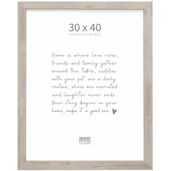 Deknudt Bilderrahmen 30x40 Holz beige Preis pro Stück