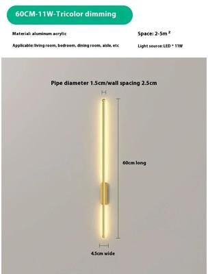 Uplift Picks USB Rechargeable LED Wall Lamp With Remote Control And Tricolor Dimming gold tricolor usb Rechargeable