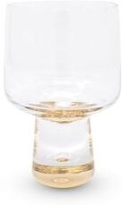 Vivience Wine Glasses with Gold Reflection Base, Set of 6
