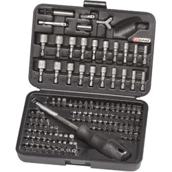 KS Tools, Bits, 1/4" Bit-Satz, 122-tlg (Sechskant (hexagonal))