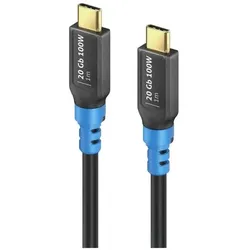 Purelink FlexInstall USB-C auf USB-C Kabel USB4 Gen2x2 20Gbps 100W 1.00m - Installer Pack 25 stk. (1 m, USB 4, 100 W), USB Kabel